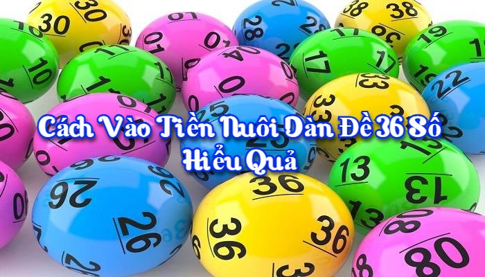 Cách vào tiền nuôi dàn đề 36 số hiểu quả