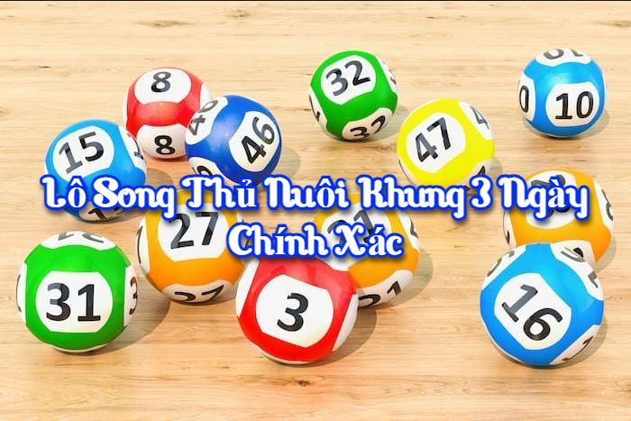 Lô song thủ nuôi khung 3 ngày chính xác